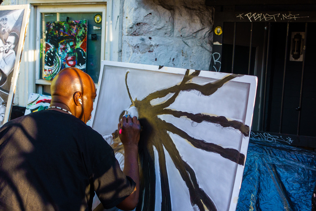 Sidewalk-Artist-on-U-Street